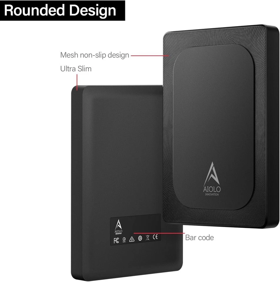 External Hard Drive Ultra Slim Portable HDD USB 3.0 for PC, Mac, Laptop,PS4,Xbox - Image 2 of 4