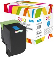 Owa K15823OW Toner Cyan (Lexmark 70C2HC0, 702HC, No 070C2HC0, 0070C2HC0, 70C2HCE