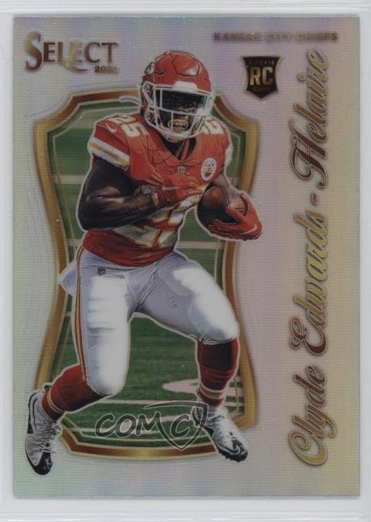 2020 Panini Select Certified Rookies Silver Prizm Clyde Edwards-Helaire RC 17xm