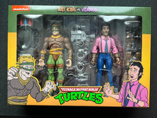 NECA Cartoon Teenage Mutant Ninja Turtles - Rat King & Vernon Figure 2 Pack
