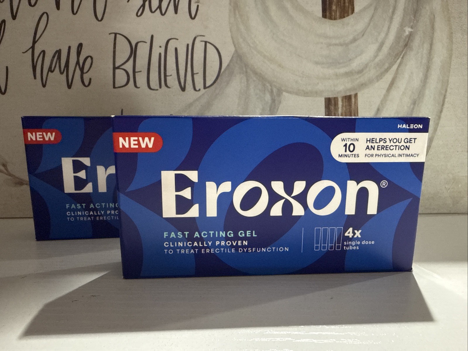 Eroxon Fast Acting Gel 4 Single Dose 2Pack Exp:07/11/26