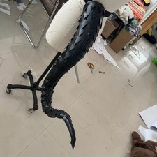 Arknights Zuo Le Wearable Long Black Tail Waist Belt Tail 100cm Cosplay Prop Toy