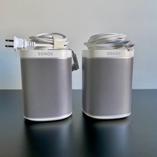 2x SONOS Play: 1 Gen 1 White Wireless Speaker w/ Power Cord - Tested  Working