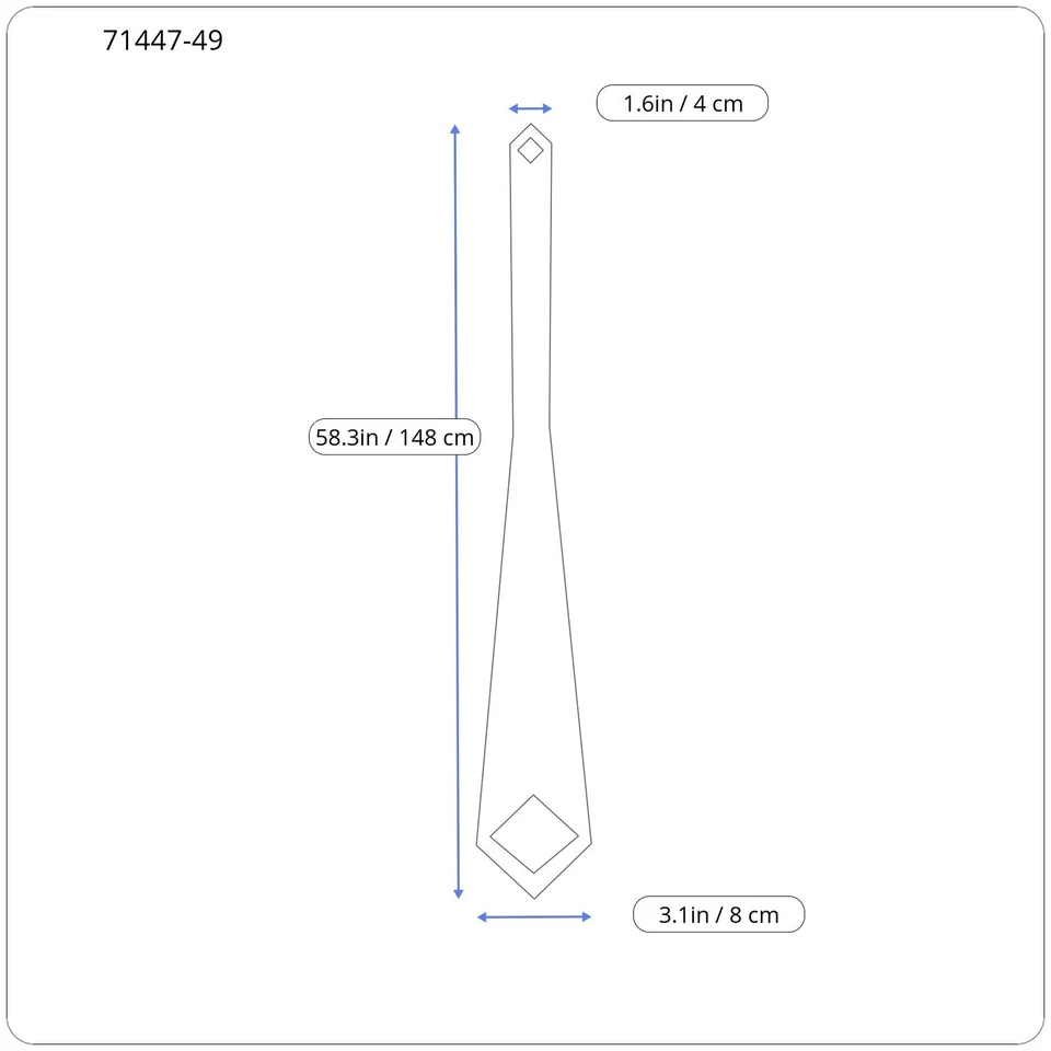 SUITSUPPLY Men's Blue Printed Tie 148x8cm Formal Pointed Linen Cotton Mix Slim * - Image 3 of 4