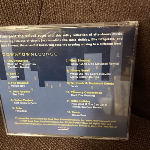 Pottery Barn Downtown Lounge CD 2004, Rare - Imagen 3 de 5