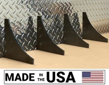 [SR] Steel 6" x 1/4" Universal Weld-on Blank Gusset DIY Metal Fabrication Qty 4