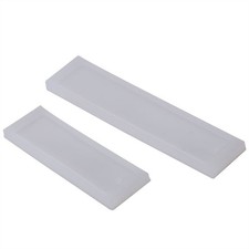 2pcs Set Rectangle Silicone Bookmark Mold DIY Epoxy Resin Jewelry Craft Tool