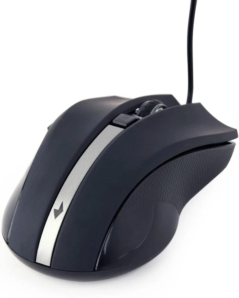 Gembird MYSZ MUS-GU-02 USB G-Laser 2400DPI 6-PRZYCISKóW Czarna - Image 4 of 4