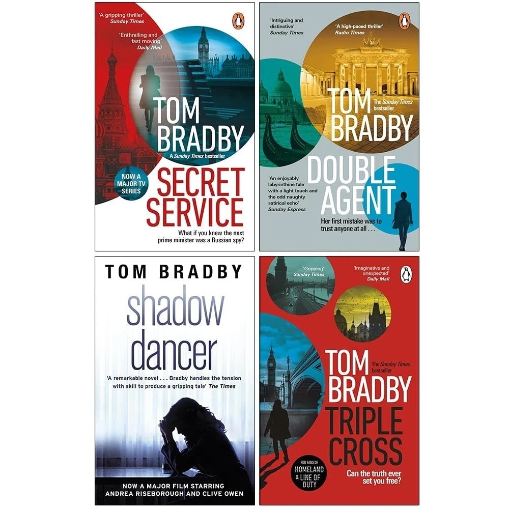 Tom Bradby Collection 4 Books Set Secret Service, Triple Cross,Double Agent