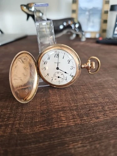 Antique Illinois Gold Filled Pocket Watch NR