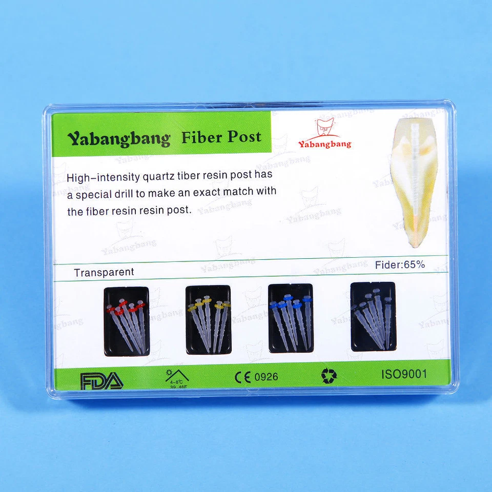 3 boxes Dental Quartz Glass Fiber Resin Post with 4 Drill Screw Thread L - Image 4 of 4