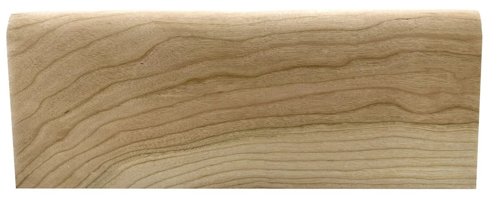 Unfinished Cherry Baseboard Moulding 9/16 in x 5-1/4 in x 7 ft | Solid ...