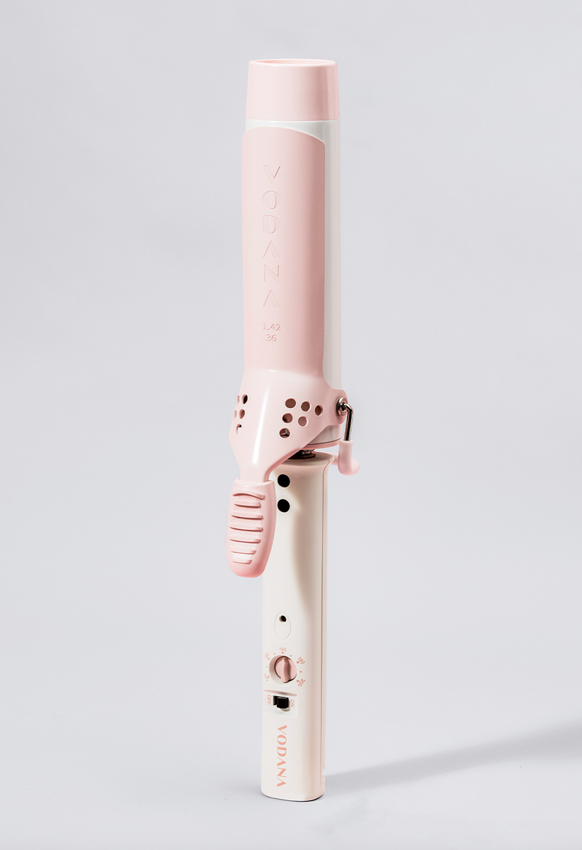 VODANA Glam Wave Curling Iron 36mm Strawberry Cream | eBay
