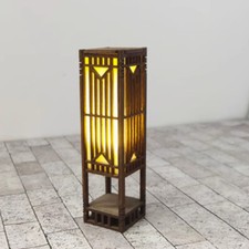 Casa delle bambole scala 1/12 1/6 miniature mobili lampada vintage incompiuta fatta a mano