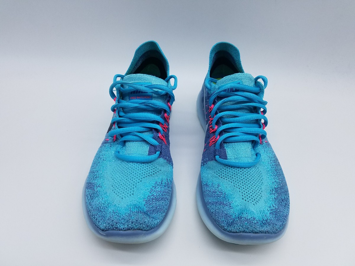 Size 7 - Nike Free RN Flyknit 2017 Blue W for sale online | eBay