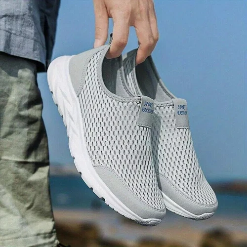 Lässige Männer Slip on Schuhe Athletische Laufen Gym Turnschuhe Tennis Walking- - Bild 17 von 28