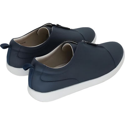 Trotters Women's Anika Navy Sneaker with Zip Closure, Size 10W | eBay