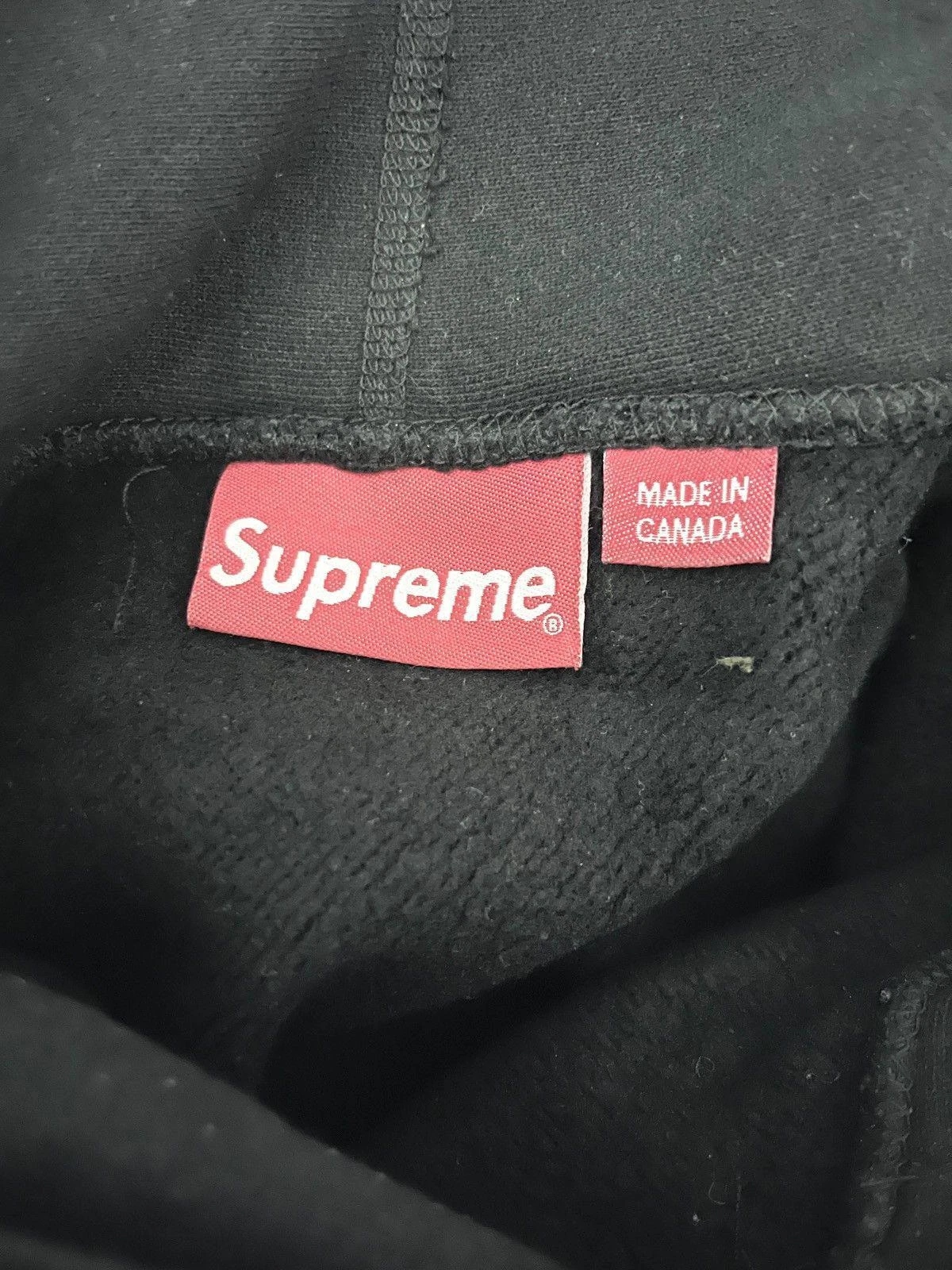 RUBA! Felpa con cappuccio Supreme 2017 verde fluo scatola logo (XL)