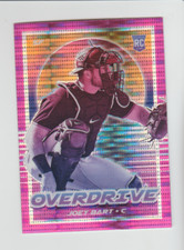 2021 Panini Overdrive Pink Pulsar #4 Joey Bart rookie card, Pittsburgh Pirates