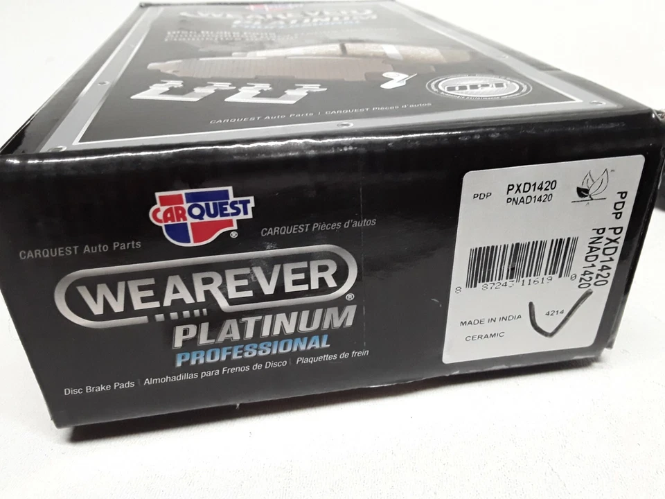 Disc Brake Pad Front CARQUEST PXD1420 for Mercedes-Benz E550,2010,2011,2015,2016 - Image 3 of 3