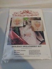 Holiday Sweatshirt Kit Mrs. Claus Cross Stitch The Vanessa-Ann Collection