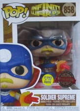 Figura de acción Funko POP!® 858 MARVEL Infinity Warps SOLDIER SUPREME NUEVO EMBALAJE ORIGINAL