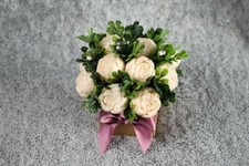 Soap decorative small peony bouquet handmade peony fragrance