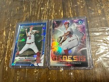 2021 Bowman Chrome Draft Sapphire Michael McGreevy 1st Genesis /250 Cardinals