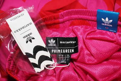 adidas✖️marimekkoコラボ　ジョガーパンツ　S NWT Adidas X Marimekko Track Pants Vivid Red Magenta size XS