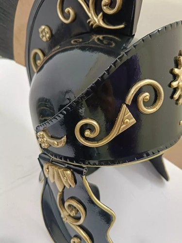 Classico antico nero vintage gladiatore muscolare corazza greca cosplay regalo - Foto 4 di 11