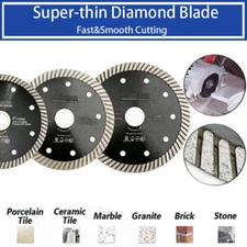 2pcs 105/115/125mm Diamond Cutting Discs Wheel Ceramic Tile Marble Saw Blade
