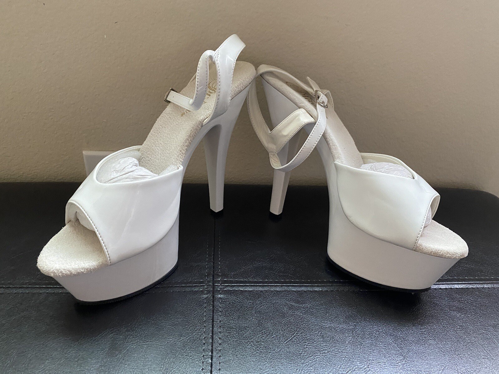 6" Black Clear Basic Platforms Stripper Pole Danc… - image 4