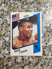 MIKE TYSON ROOKIE N.153 PANINI SUPERSPORT 1986 NEW(MINT) CN VELINA RARE CENTERED