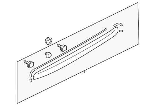 Cubierta de maletero para Subaru (P/N 91112FJ180)