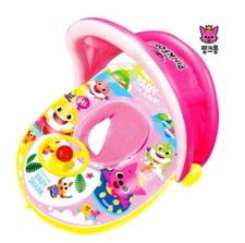 Pinkfong Baby Shark Family Parasol Driving Handle Swimming Tube For Baby Kids PK