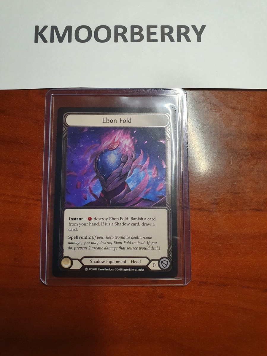 Monarch Flesh and Blood 1st edition Ebon Fold Cold Foil MON188