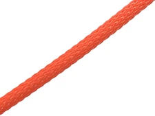 10ft (3m) PTN0.38NR 3/8" (0.38" )  Neon Red PET Braided Expandable Sleeving USA