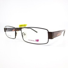 New Balance Eyeglasses Frames NB412-1 black Rectangular Full Rim 55-19-145