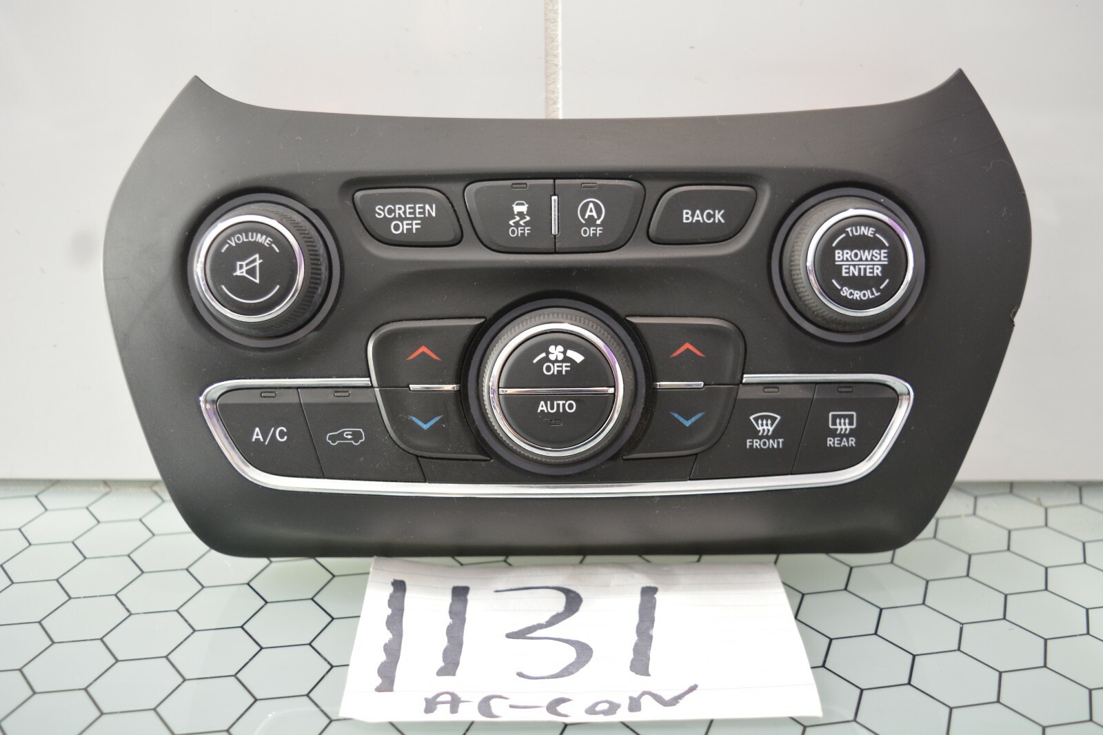 15 16 17 Jeep Cherokee AC and Heater Control Used Stock #1131-AC 