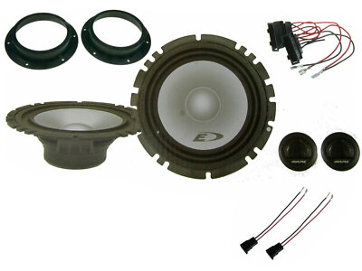 Alpine Lautsprecher Set für VW T6 Bus Multivan BJ Bj 15 - 19 Tür vorne 280 Watt