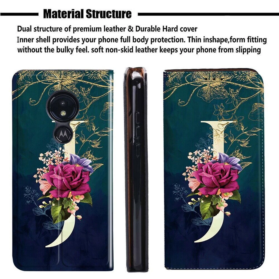 PU кожаный бумажник чехол для Motorola Moto G04/G04s/G24/G34/G35/G45/G55/G85 - Изображение 4 из 4