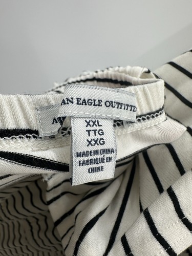 American Eagle Striped Keyhole Back Viscose Blend Mini Dress Women’s Size XXL - Picture 6 of 8