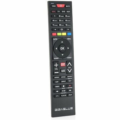 GigaBlue Fernbedienung V2 Quad 4K/ Quad/ UE 4K/ Trio 4K/ IP/ UE/ SE/ X3/ X2/ X1