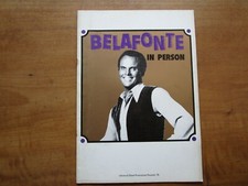 "Harry Belafonte" Tourbook Japan Tour 1979 Program Booklet