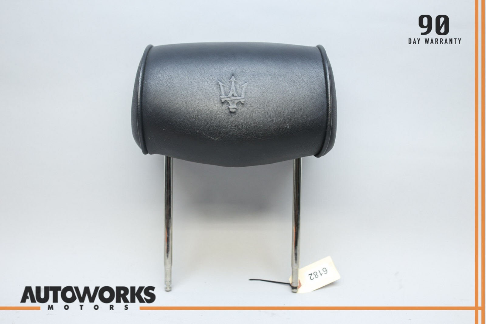 05-08 Maserati Quattroporte M139 Rear Left Driver Side Seat Headrest Black OEM