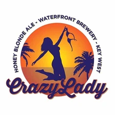 Waterfront Brewing Company Crazy Lady Sticker Craft Beer Brewery Key West FL