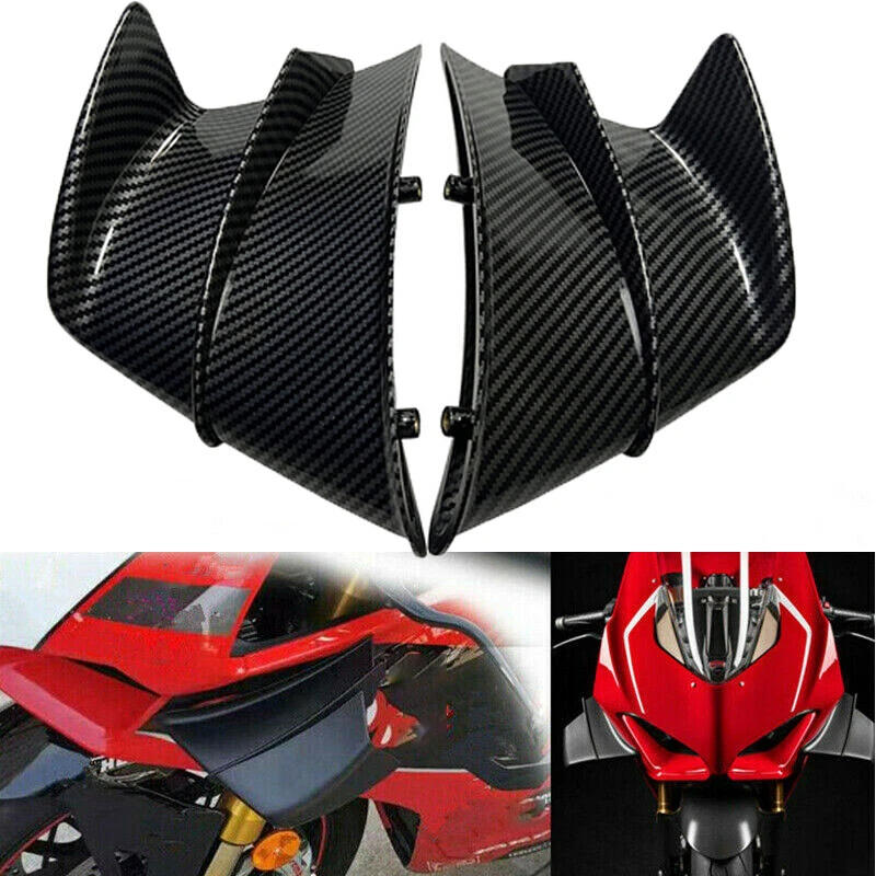 1 Pair Motorcycle Winglets Air Deflector Fits Ducati panigale V4