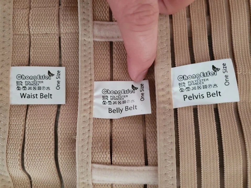 Chongerfei Envoltura para Vientre Postparto 3 en 1 Cinturón para Vientre Cintura Pelvis Bandas para Posparto Foto 2 de 2