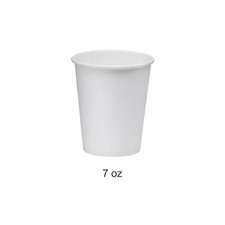 White Paper Cups Single Wall Disposable For Drinking Water Cold Drinks 4/7/8 oz