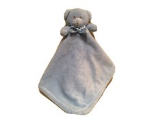 BLANKETS AND BEYOND INFANT BOYS BLUE VERY PLUSH BEAR SECURITY LOVEY